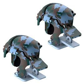 Триггеры (джойстик) для телефона Baseus Level 3 Helmet GA03 (2 кнопки) камуфляж синий