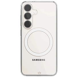 Чехол для Samsung Galaxy S25+ силиконовый VLP Puro MagSafe прозрачный