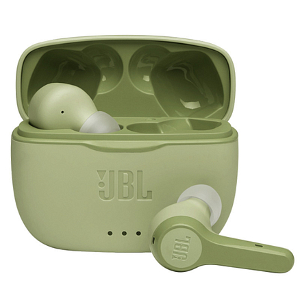 Наушники TWS беспроводные JBL Tune 215 вакуумные с микрофоном зеленые