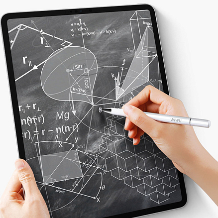 Стилус пассивный универсальный с ручкой WiWU Pencil One белый