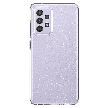 Чехол для Samsung Galaxy A72 гелевый с блестками Spigen SGP Liquid Crystal Glitter прозрачный
