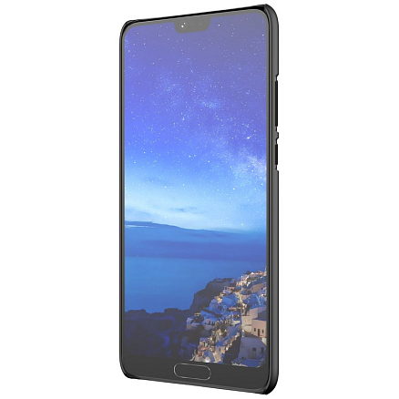 Чехол для Huawei P20 пластиковый тонкий Nillkin Super Frosted черный