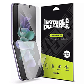 Пленка защитная Samsung Galaxy Z Flip 3 на весь экран Ringke ID прозрачная 2 шт.