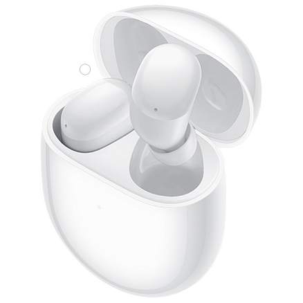 Наушники TWS беспроводные Bluetooth Xiaomi Redmi Buds 4 вакуумные с микрофоном и активным шумоподавлением белые