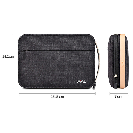 Сумка-органайзер для аксессуаров WiWU Cozy L черная