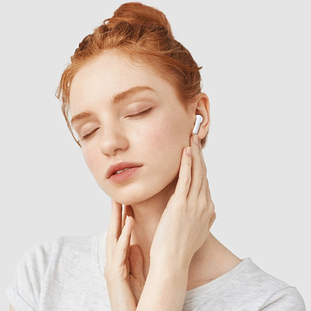 Наушники TWS беспроводные Honor Earbuds X6 вкладыши с микрофоном белые