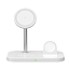 Беспроводная зарядка 3-в-1 MagSafe для телефона, Apple Watch и AirPods 22.5W TFN MagStand QI28 белая