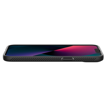 Чехол для iPhone 13 mini гелевый Spigen SGP Liquid Air матовый черный