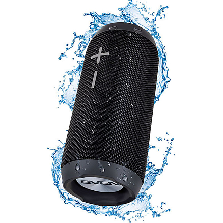 Портативная колонка Sven PS-210 с защитой от воды, FM-радио, USB и поддержкой MicroSD карт черная