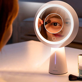 Зеркало для макияжа с подсветкой настольное Remax Charming RL-LT16 белое