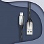 Кабель USB - Lightning для зарядки iPhone 1 м 2.4А плетеный Baseus Horizontal черный