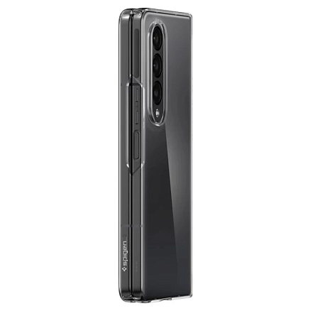 Чехол для Samsung Galaxy Z Fold 4 пластиковый ультратонкий Spigen Air Skin прозрачный