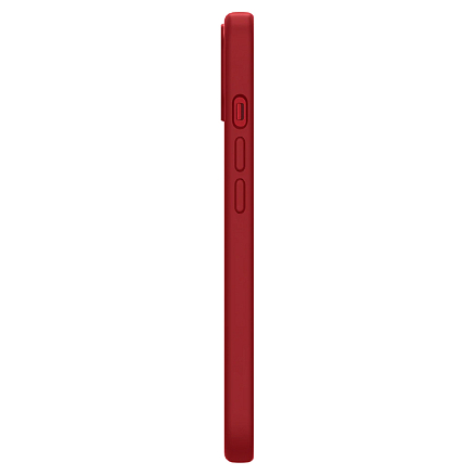 Чехол для iPhone 13 mini силиконовый Spigen Silicone Fit красный