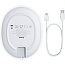 Беспроводная зарядка для телефона 15W Baseus Jelly (быстрая зарядка) белая