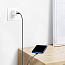 Кабель USB - MicroUSB, Lightning, Type-C 2 м 2А со сменными штекерами магнитный плетеный Baseus Zinc черный