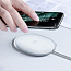 Беспроводная зарядка для телефона 15W Baseus Jelly (быстрая зарядка) белая