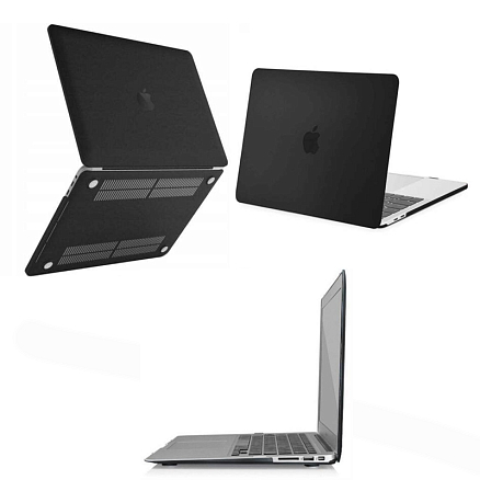 Чехол для Apple MacBook Pro 13 A1708, Touch Bar A1706, A1989, 2020 A2289, 2020 A2251, A2338 пластиковый Tech-Protect SmartShell черный
