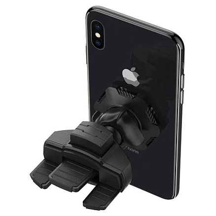 Держатель автомобильный в слот CD магнитный Spigen SGP Kuel QS24 черный