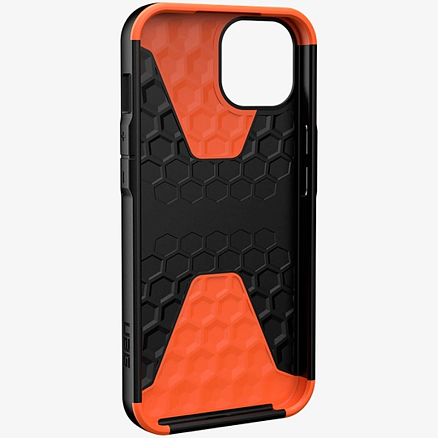Чехол для iPhone 13 гибридный для экстремальной защиты Urban Armor Gear UAG Civilian черный