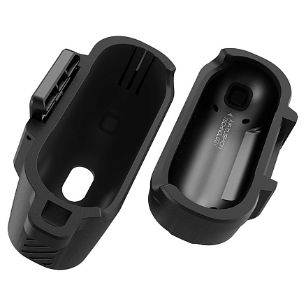 Чехол для наушников AirPods Pro гибридный Spigen Lock Fit матовый черный