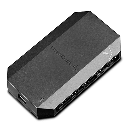 Разветвитель питания на 10 вентиляторов (кулеров) для корпуса ПК Deepсool FH-10 черный