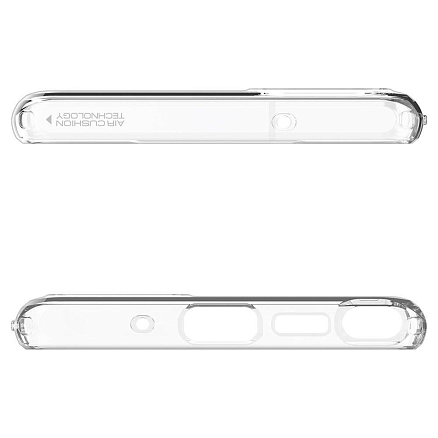 Чехол для Samsung Galaxy Note 20 гелевый ультратонкий Spigen SGP Liquid Crystal прозрачный