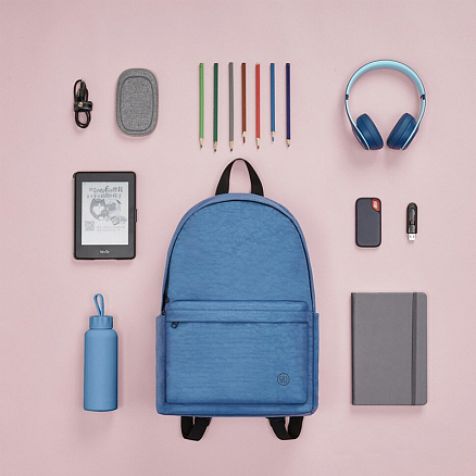 Рюкзак Xiaomi Ninetygo College с отделением для ноутбука до 14 дюймов голубой
