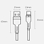 Кабель Type-C - USB для зарядки 1 м плетеный 6А 66W Baseus Cafule Metal Data CAKF000102 (быстрая зарядка) белый