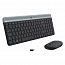 Набор клавиатура и мышь беспроводной Logitech MK470 графитовый
