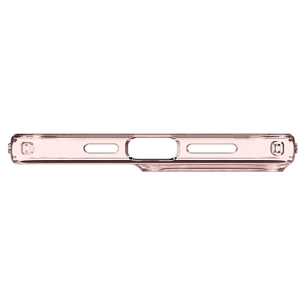 Чехол для iPhone 13 Pro Max гелевый Spigen Crystal Flex прозрачный розовый