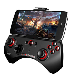 Джойстик (геймпад) беспроводной с держателем для телефона iPega PG-9025