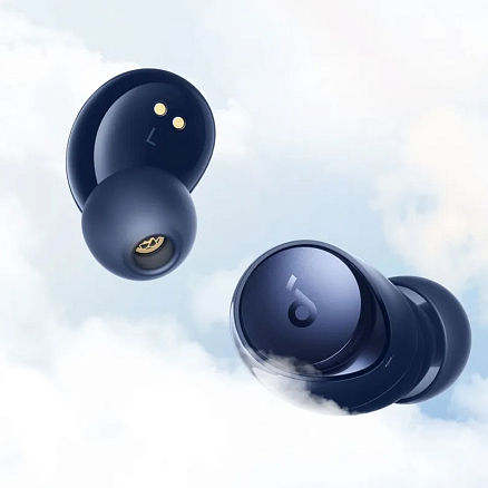 Наушники TWS беспроводные Anker SoundCore Space A40 вакуумные с микрофоном синие