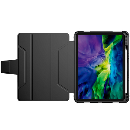 Чехол для iPad Pro 11, Pro 11 2020, Pro 11 2021 гибридный Nillkin Bumper черный