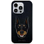 Чехол для iPhone 15 Pro кожаный Santa Barbara Polo & Racquet Club Curtis черный