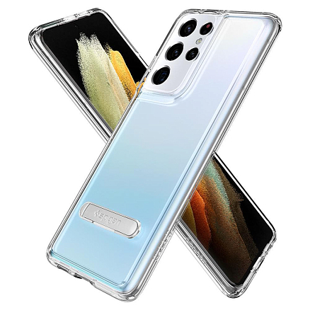 Чехол для Samsung Galaxy S21 Ultra гибридный Spigen Ultra Hybrid S прозрачный