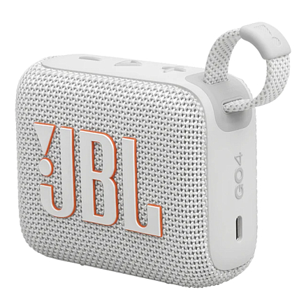 Портативная колонка JBL Go 4 с защитой от воды белая