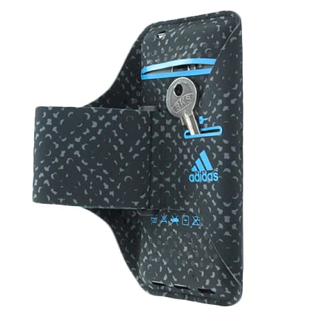 Чехол для iPhone 6 Plus, 6S Plus спортивный наручный Griffin (США) Armband Adidas черно-синий