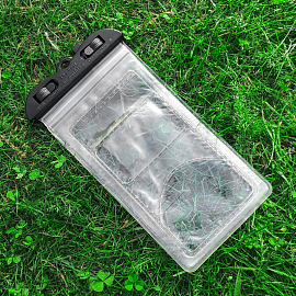Водонепроницаемый чехол для телефона наручный Nova-N2 полупрозрачный
