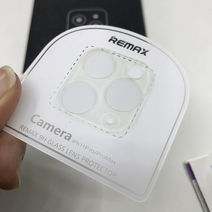 Защитное стекло для iPhone 11 Pro, 11 Pro Max на камеру Remax Rhino
