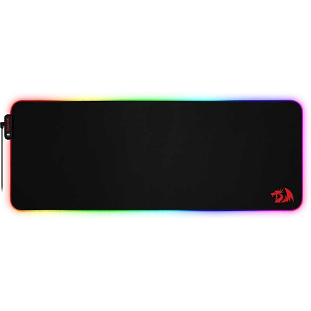 Коврик для мышки Redragon Neptune X с подсветкой игровой черный