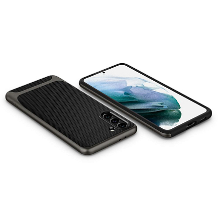 Чехол для Samsung Galaxy S21+ гибридный Spigen Neo Hybrid черно-серый