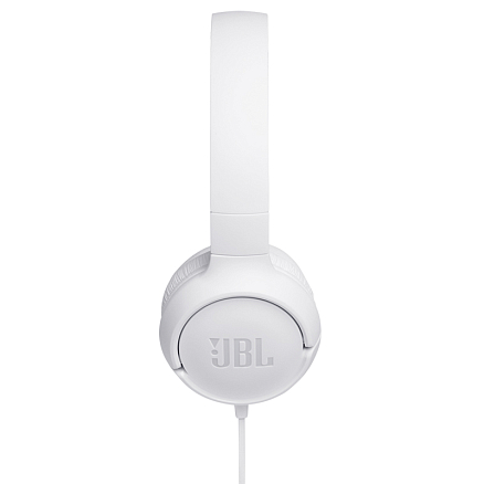 Наушники JBL Tune 500 накладные с микрофоном складные белые