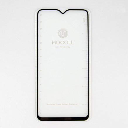 Защитное стекло для Samsung Galaxy A20s на весь экран противоударное Mocoll Storm 2.5D черное