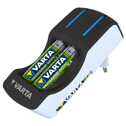 Зарядное устройство VARTA Pocket Charger для 4-х AA, AAA с аккумуляторами АА 2100мАч 4 шт. + ААА 800мАч 2 шт.