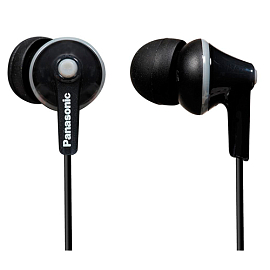 Наушники Panasonic RP-HJE125E вакуумные черные