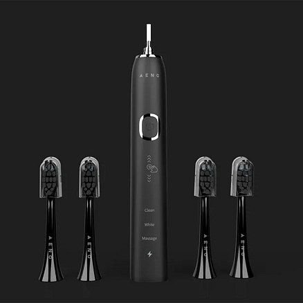 Зубная щетка электрическая Aeno DB4 черная с дорожным футляром