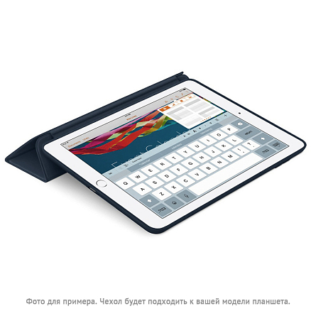 Чехол для iPad Mini 6 кожаный Smart Case синий