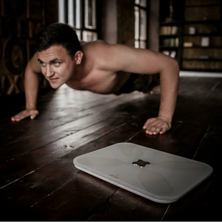 Умные напольные весы Picooc S3 Lite (Wi-Fi) размер 34х26 см белые