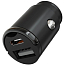 Зарядное устройство автомобильное с USB и Type-C 45W VLP C-Power (быстрая зарядка QC 3.0, PD 3.0) черное