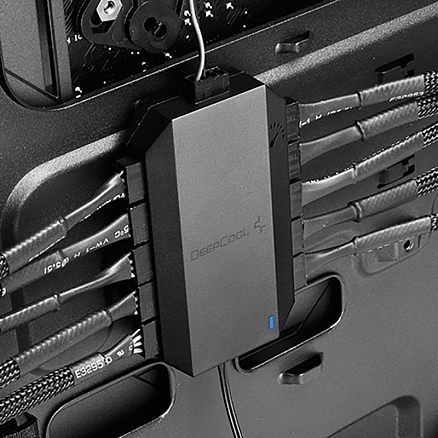 Разветвитель питания на 10 вентиляторов (кулеров) для корпуса ПК Deepсool FH-10 черный